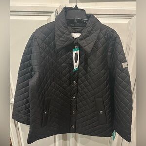 Anne Klein black quilted women’s size XL Jacket